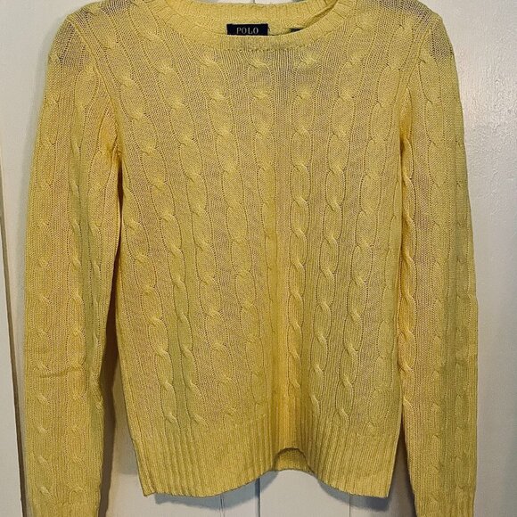 NWT BIG GIRLS POLO CASHMERE CREWNECK SWEATER, SIZE XLRG (16) - Picture 2 of 16